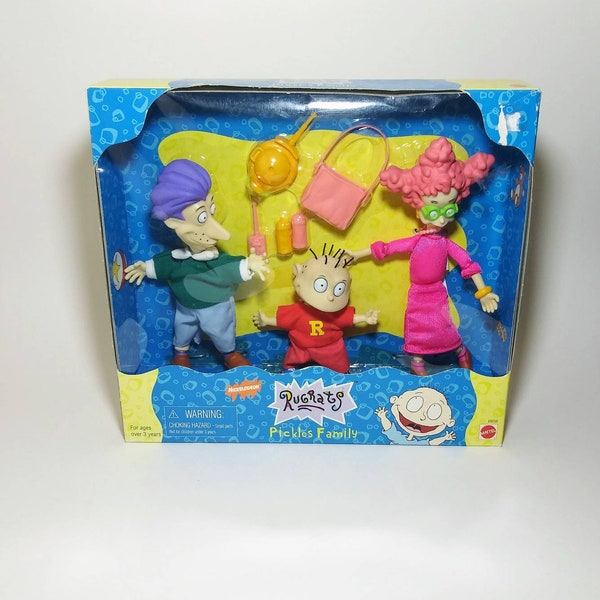 NIB Vintage 1998 Rugrats Pickles Family #69256 Tommy Stew Doll Set