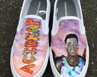 Custom sneakers, chance the rapper