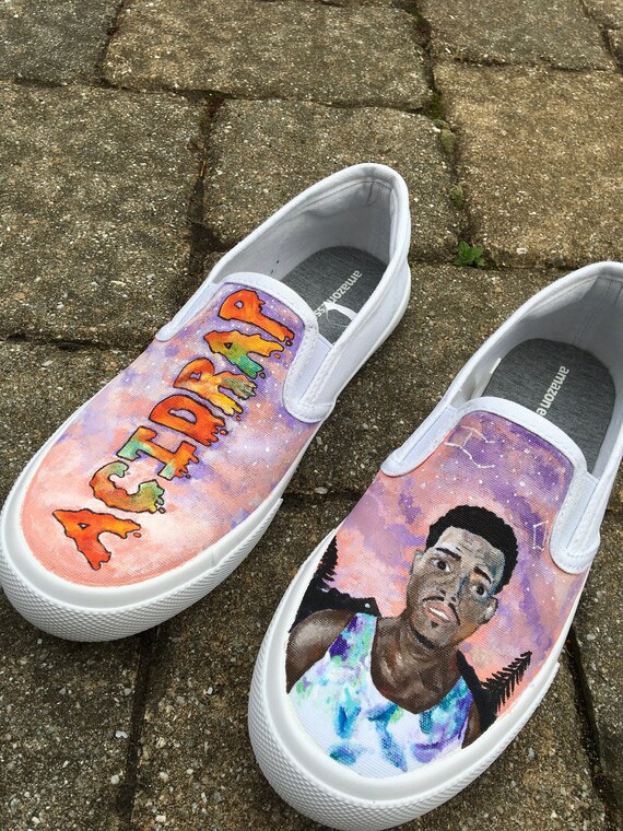 Chance the rapper custom shoes deals