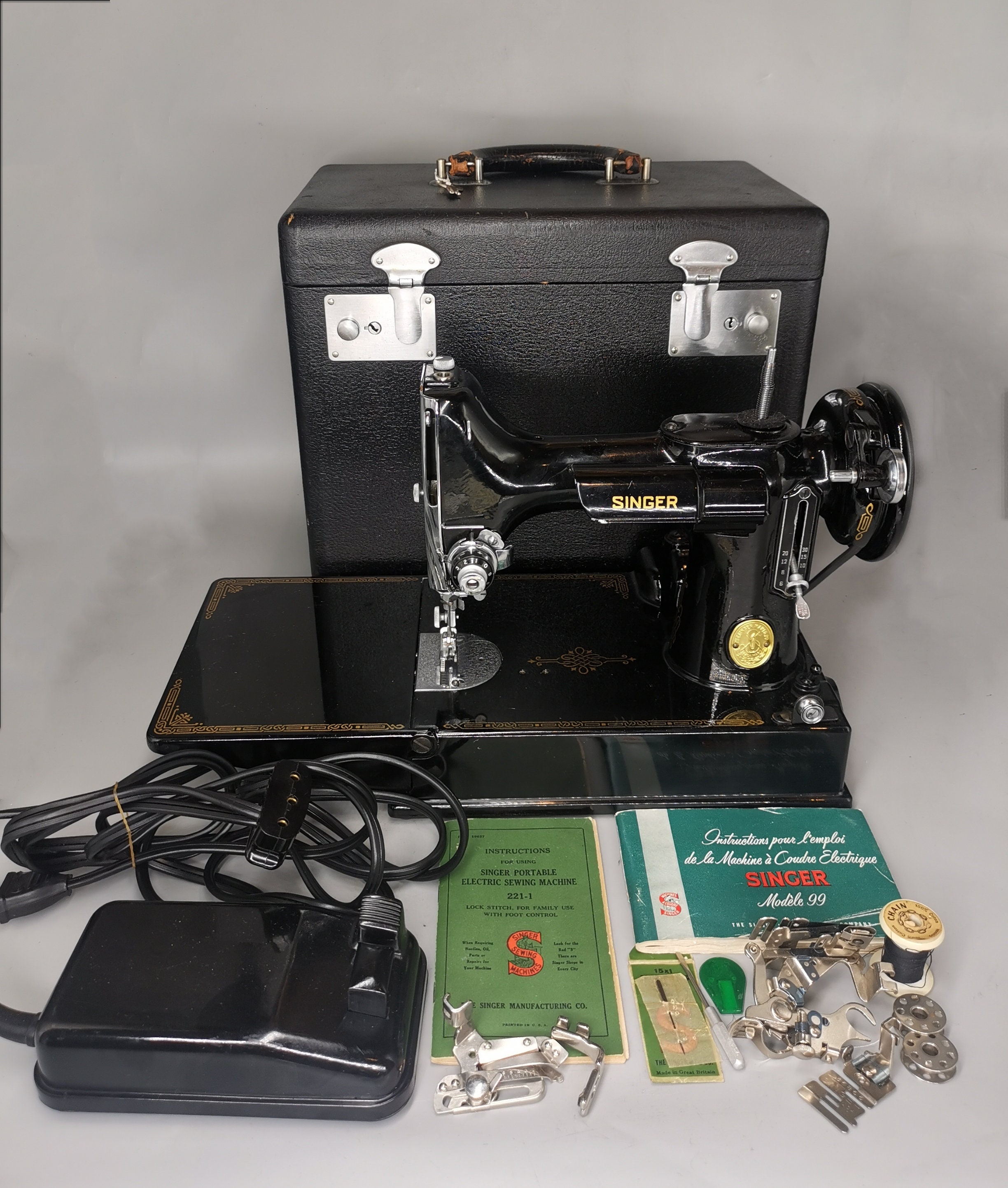 SINGER Vintage Model 66 Machine, Digital Download, Sewing Machine  Instruction Manual, Includes Exploded Parts View, PDF Download Only 