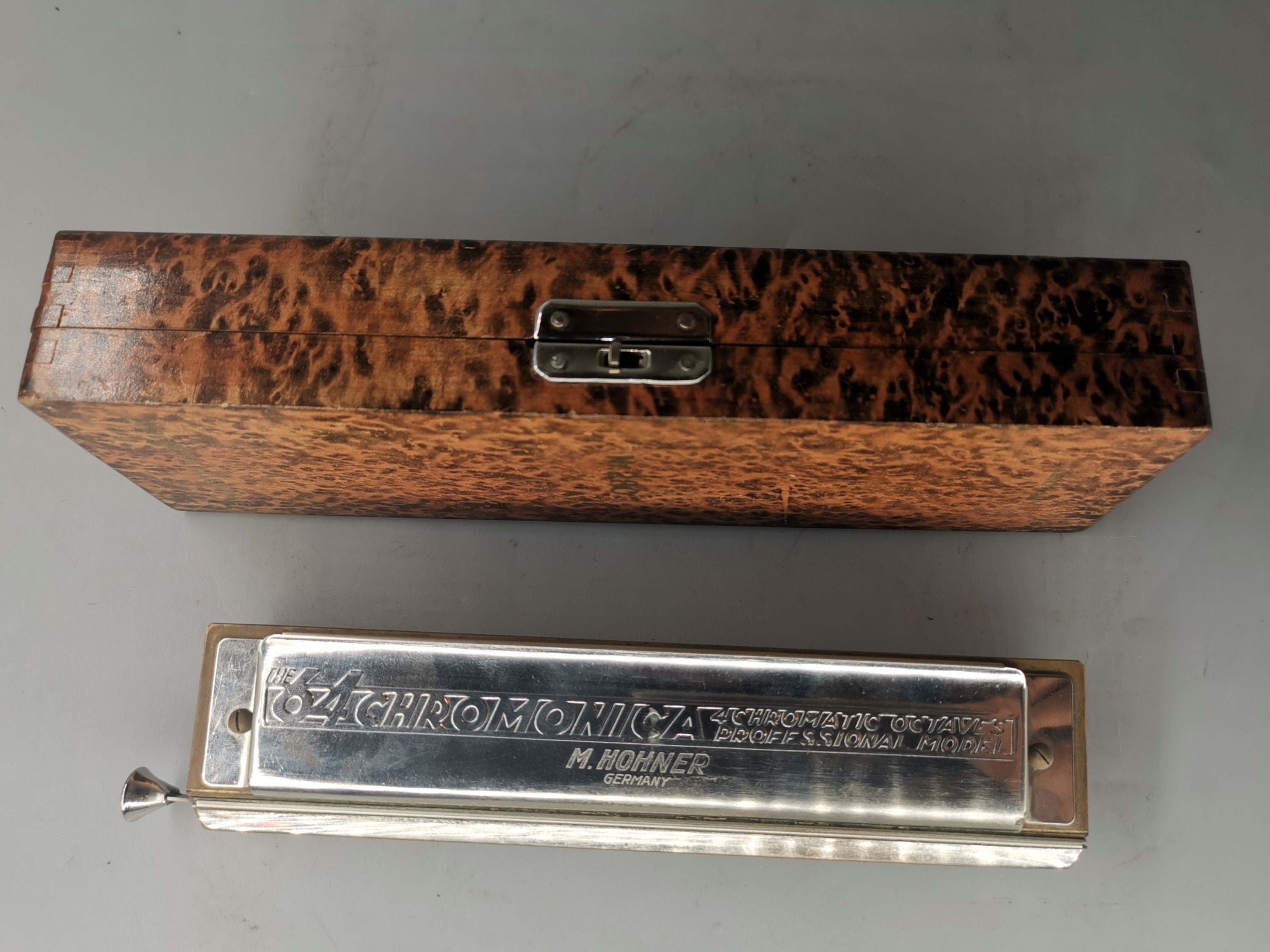 Vintage 16 Holes Hohner 64 Chromonica Harmonica Vintage 16 Holes Hohner 64 Chromonica Harmonica