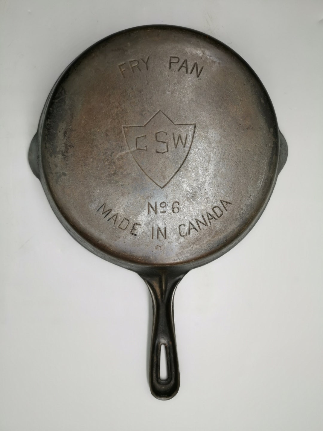 Vintage General Steel Wares GSW Canada Cast Iron Fry Pan Etsy