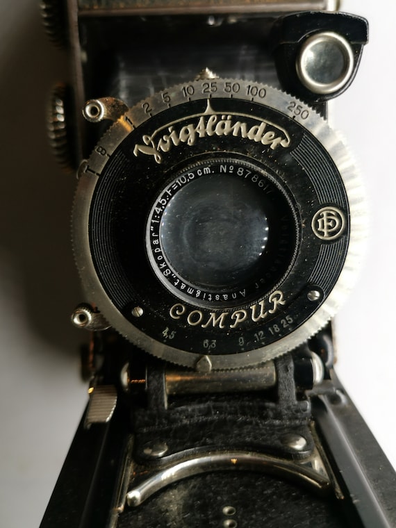 1930s' Voigtlander Compur Folding Pocket Camera, Anastigmat Skopar