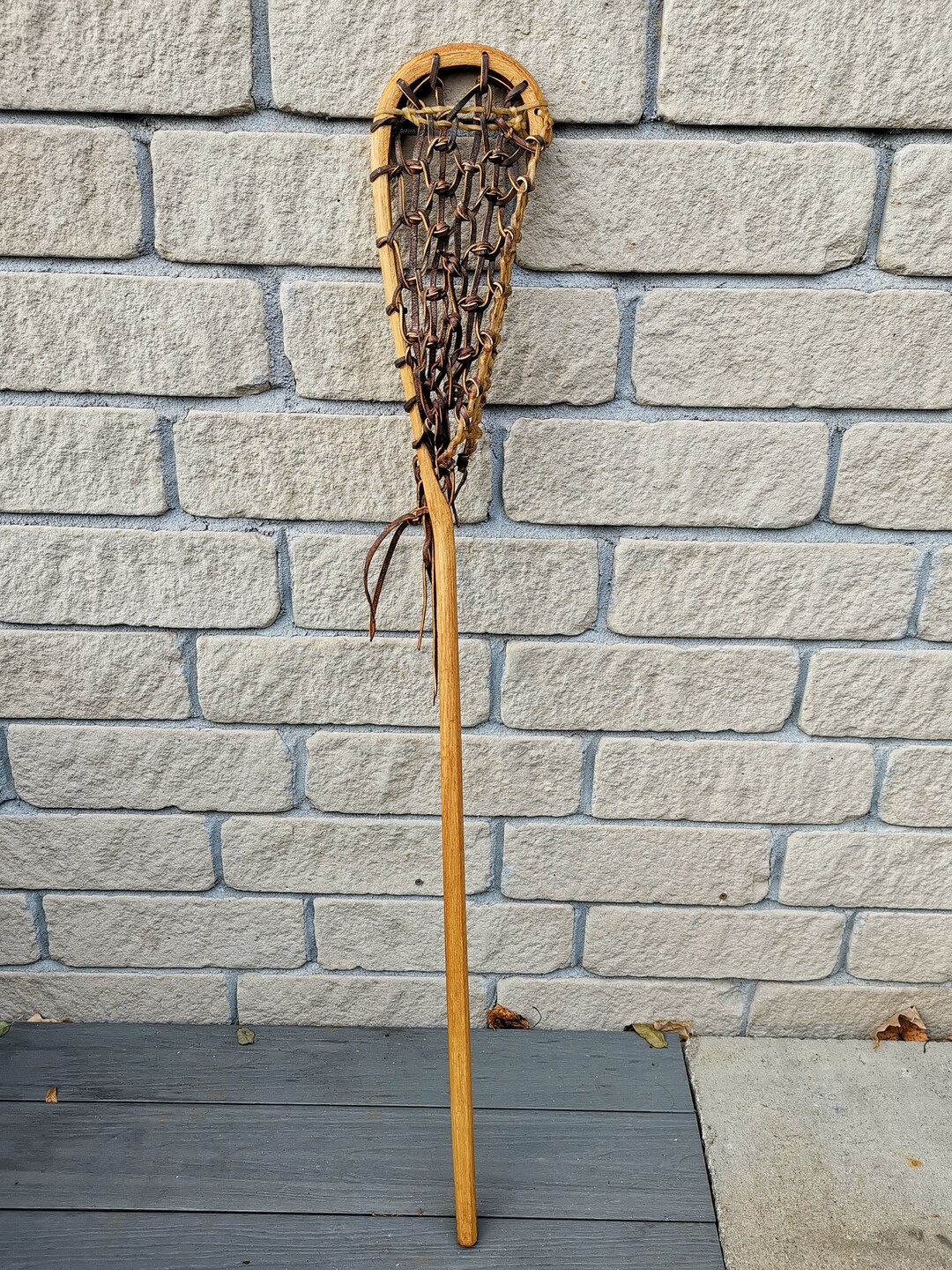 Vintage Pro Select 80 Wooden Lacrosse Stick Made in Canada Etsy