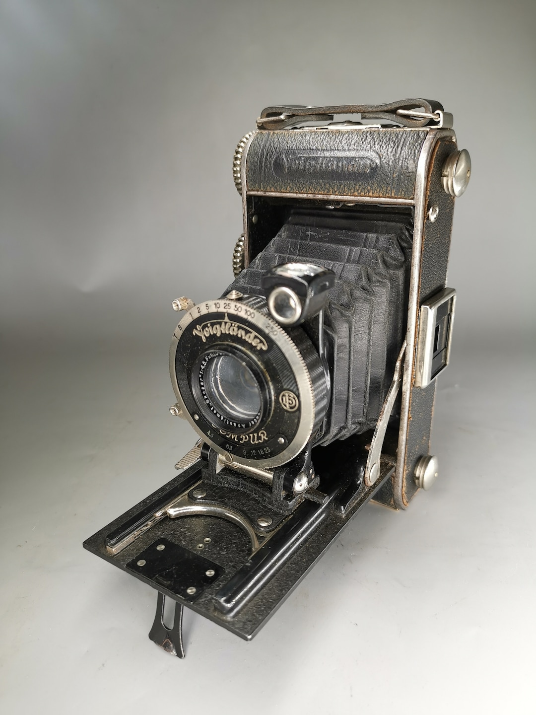 1930s' Voigtlander Compur Folding Pocket Camera, Anastigmat Skopar