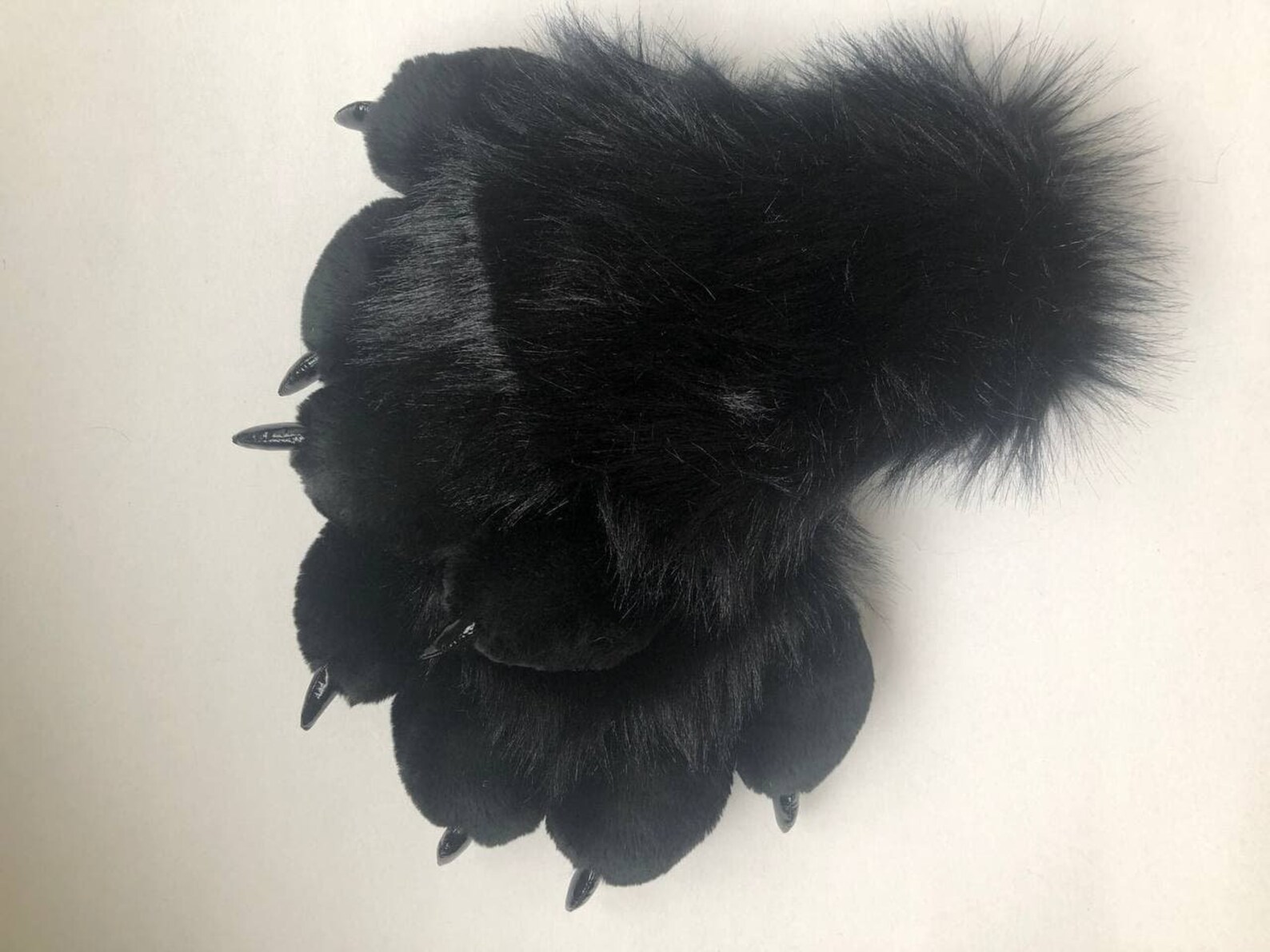 Black Green Fur Paws With Claws Fursuit Hand Paws Cat Paws Etsy
