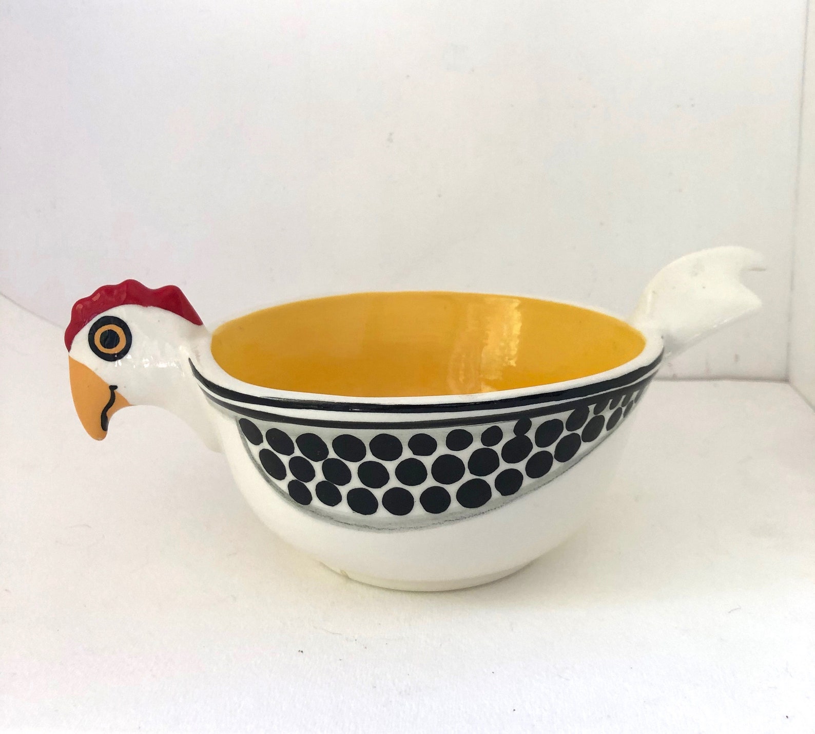 Alison Palmer Ceramic Chicken Bowl for the Kitchen or for a | Etsy
