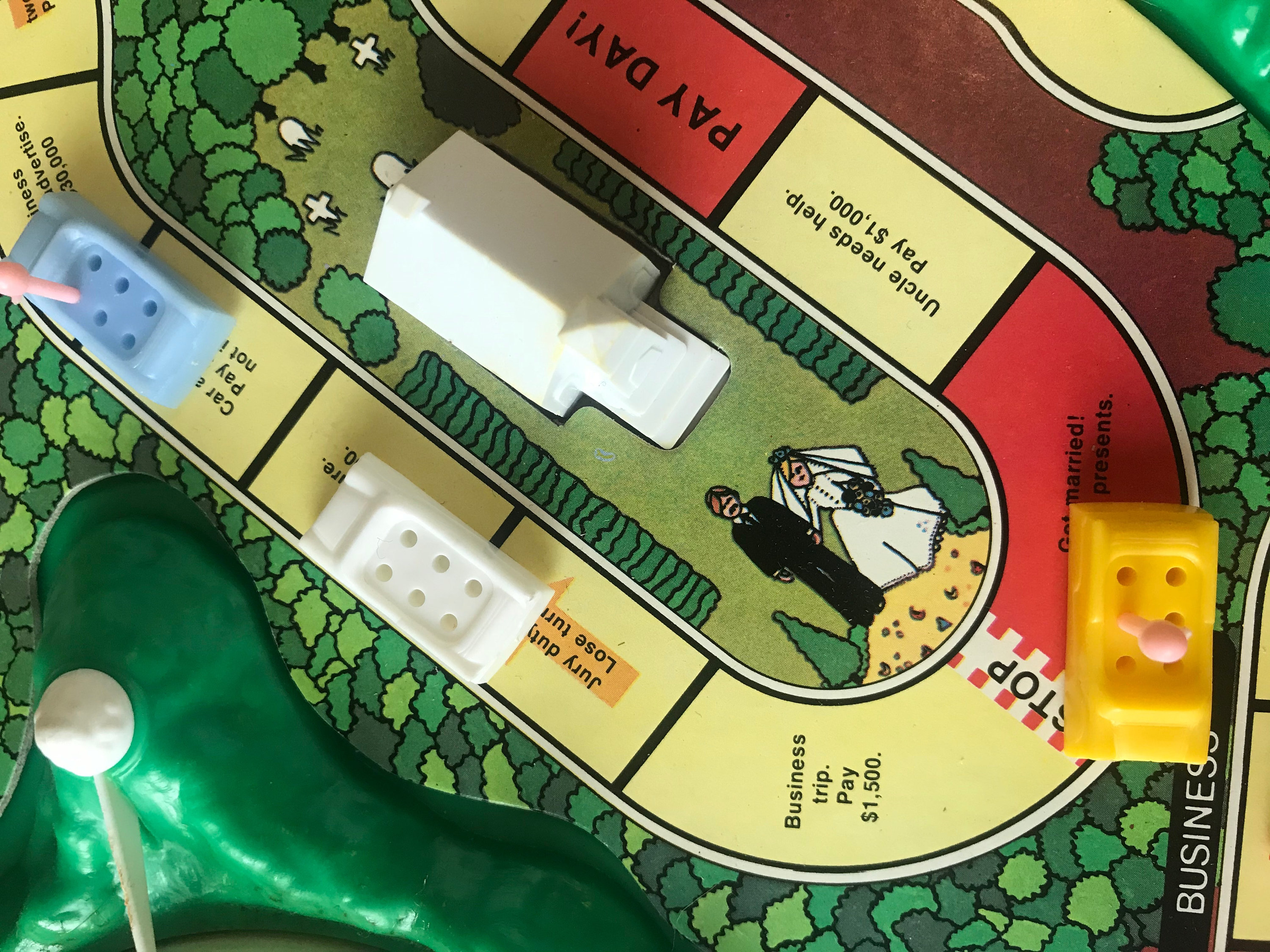 Vintage Game of Life Board Game — Forest & Found