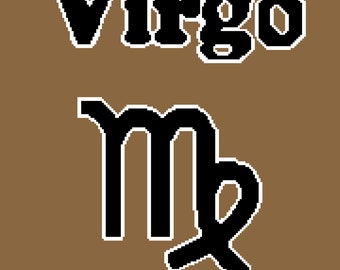 Virgo Zodiac Single Crochet Graphgan Pattern