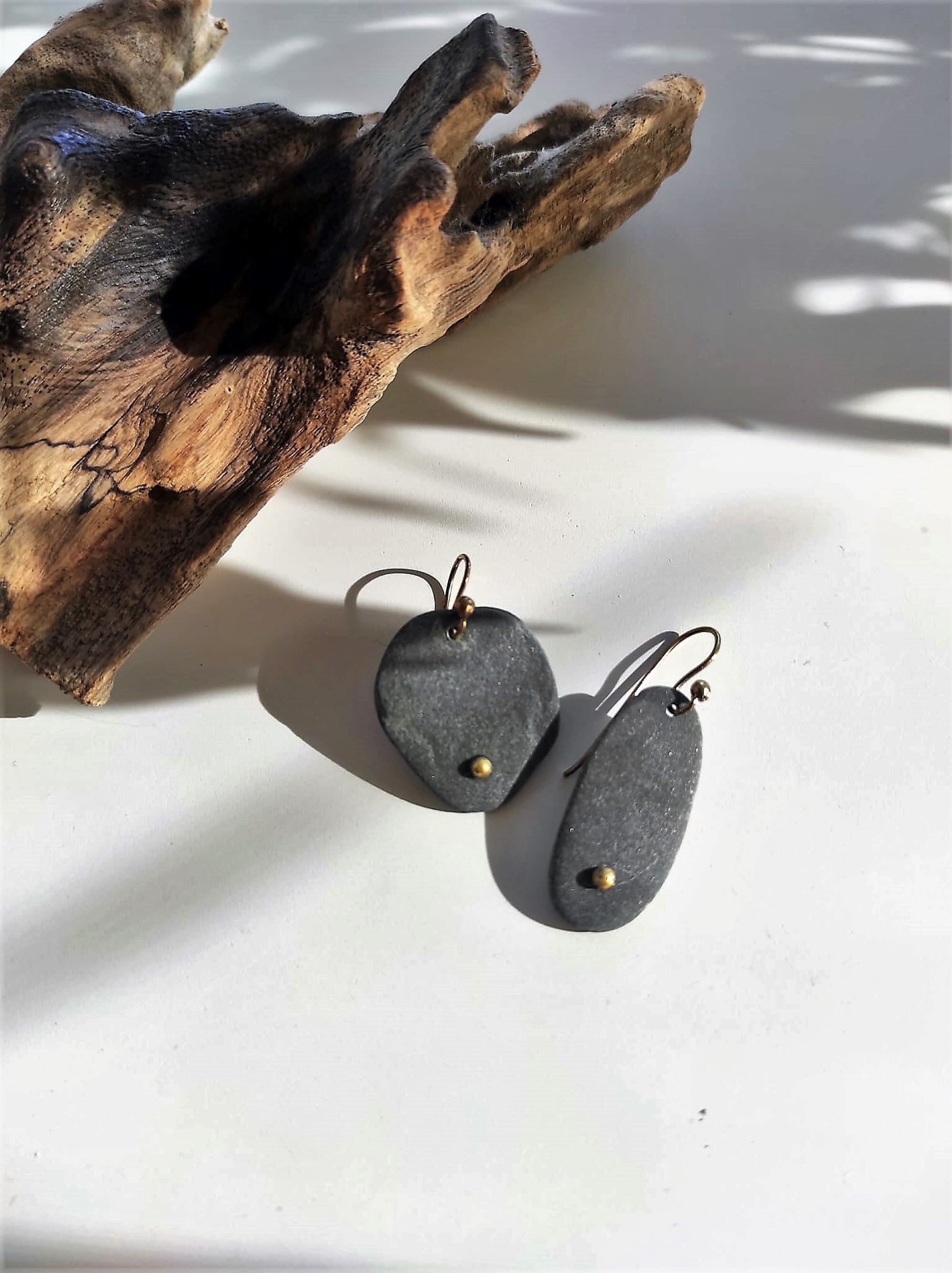 Stone Earrings Etsy UK