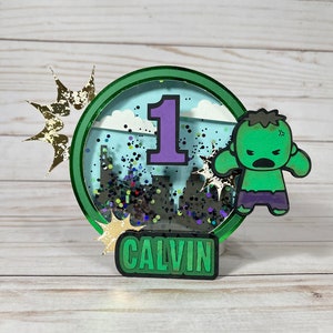 Chibi Hulk Cake topper