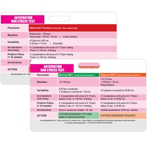 Mini Burn Reference Badge Cards - 4-Card Set For Medical Professionals With Lund & Browder, Parkland Formula & More