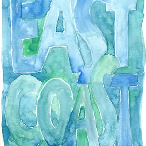 East Coast | Giclee PRINT 8 x 10