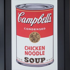 Andy Warhol Campbell&#39;s Chicken Noodle Soup Framed Print