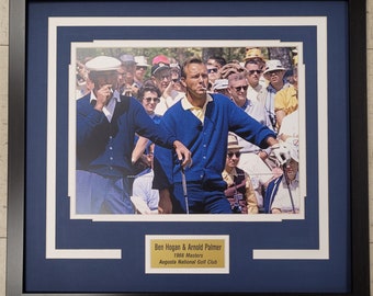 Ben Hogan & Arnold Palmer "At the '66 Masters" Framed 11x14 Photo Display