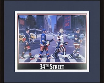 ADAM GRAVES Jersey Photo Art NEW YORK RANGERS Hockey Picture 8x10 11x14 or  16x20