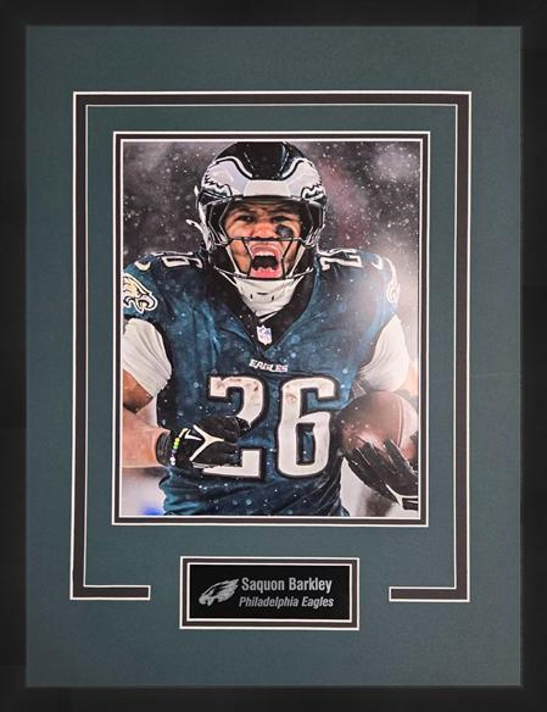 Saquon Barkley Philadelphia Eagles Framed 11x14 Photo - Etsy
