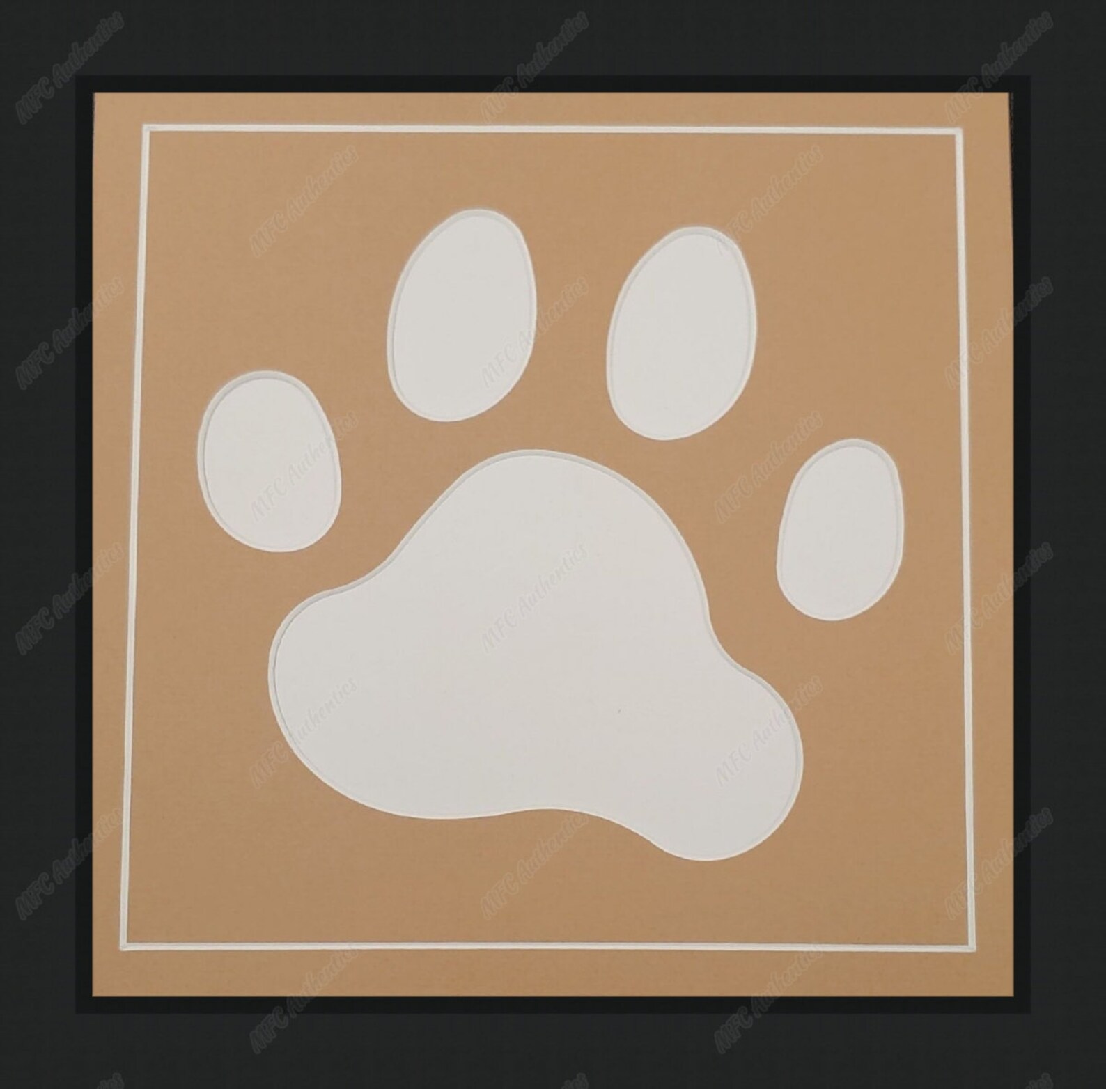 dog-paw-print-photo-frame-photo-collage-custom-picture-frame-etsy