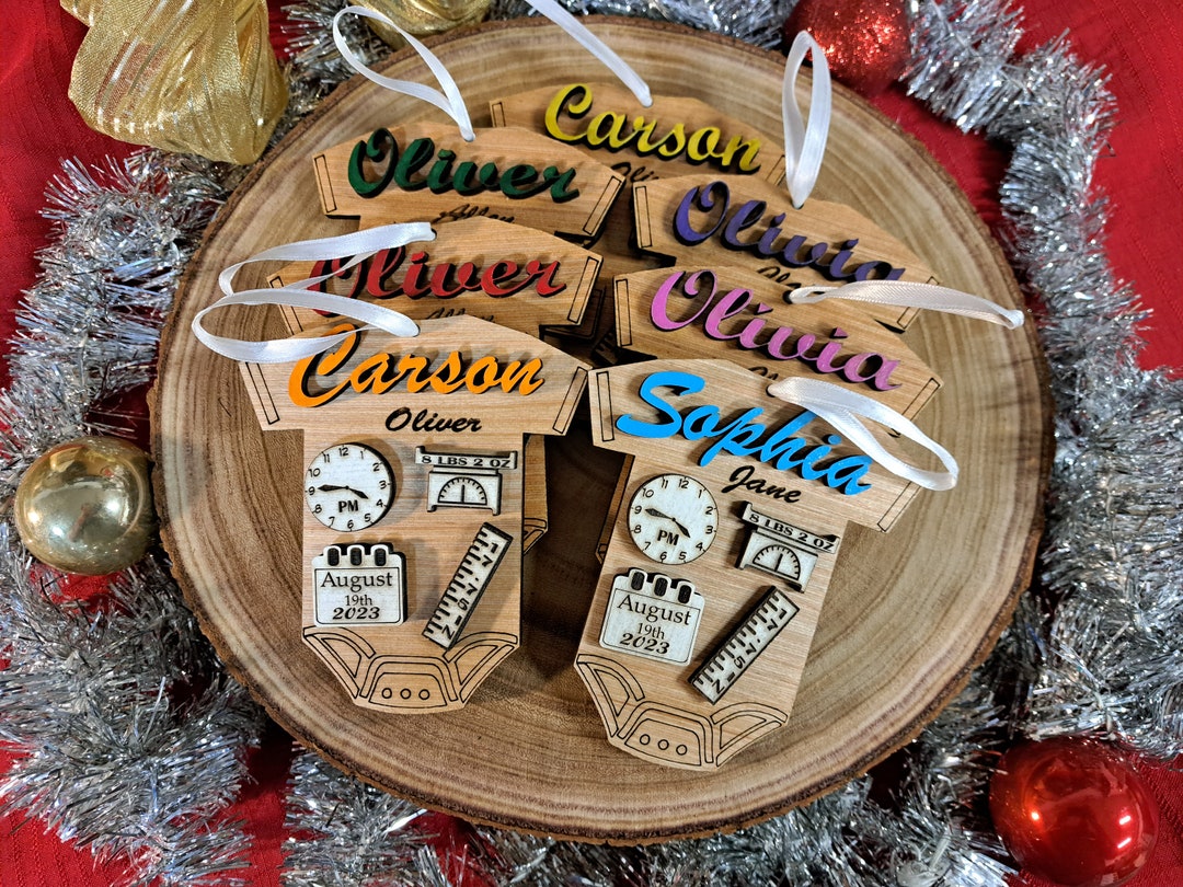 Baby Christmas Keepsake Christmas,baby Shower, Ornament Fully