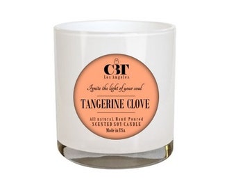 Tangerine Clove Soy Candle