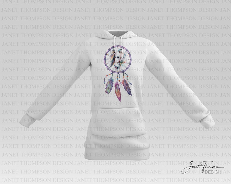 Horse Dreamcatcher Scene Digital Artwork PNG File Etsy