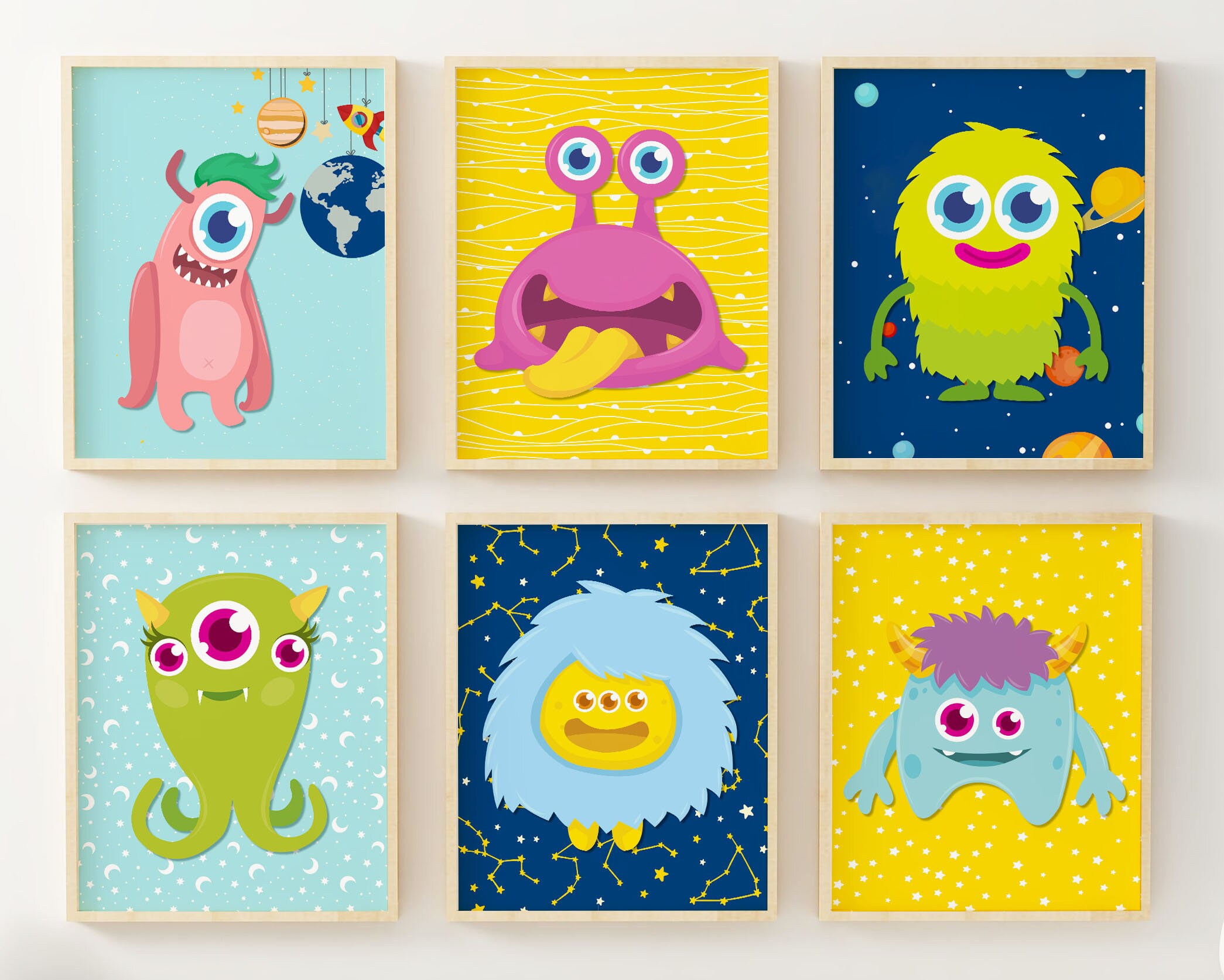 Painting for Kids Art for Teens Wall Art for Adults Painting of Silly  Monster Painting for Gift for Kids Birthday Present for Teen Art Fun 