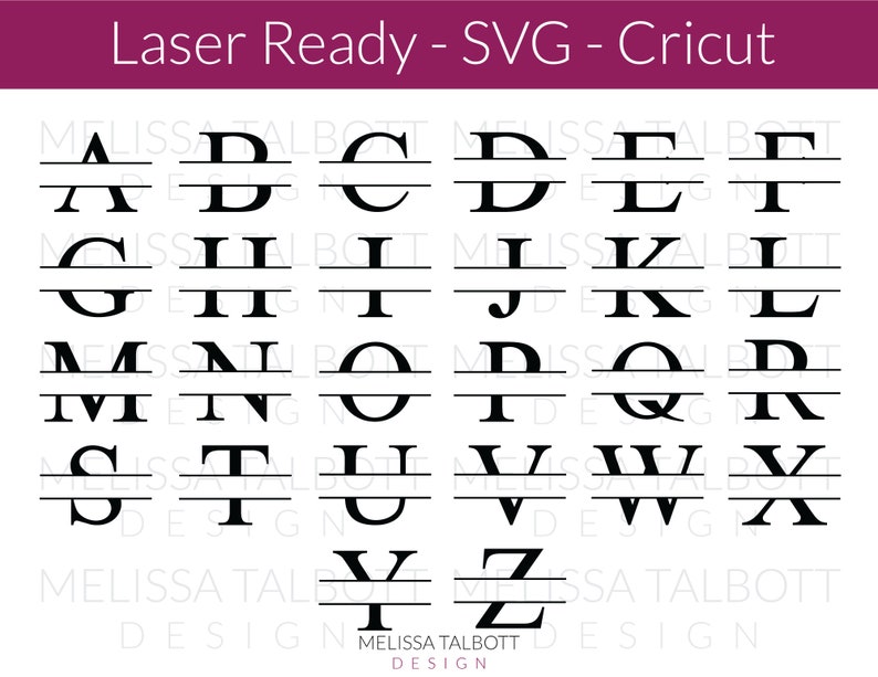 Machine Letters Signs Monogram SVG CNC Machine Letter for Personalized Home Decor - Etsy