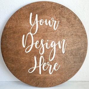 Wood sign mockup, JPEG format farmhouse sign template, wooden sign flatlay High Res stock photography, sign maker instant download flat lay image 2