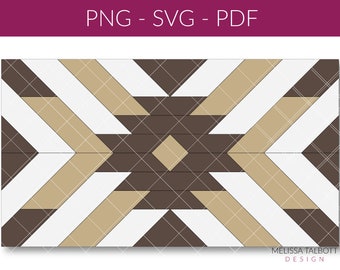 wood barn quilt sign SVG, laser farmhouse sign template,  DIY mosaic laser cut files for sign, Glowforge wood cutouts instant download