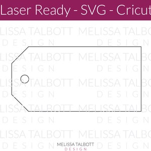 Modèle SVG d'étiquette cadeau, étiquettes de Noël prêtes pour le laser, fichiers DIY découpés au laser pour les étiquettes de faveur de baby shower, téléchargement immédiat des découpes de bois Glowforge