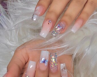 Letter Nail Decals Etsy
