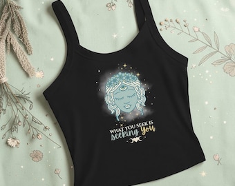 Spiritual Tank Top – Manifestation Tank for Women – Witchy Tank Top – Boho Spiritual Apparel – Manifestation Shirt – Witchcore Clothing