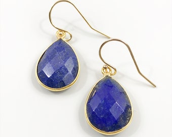 Lapis Lazuli Drop Earrings