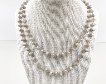 Grey Moonstone Necklace