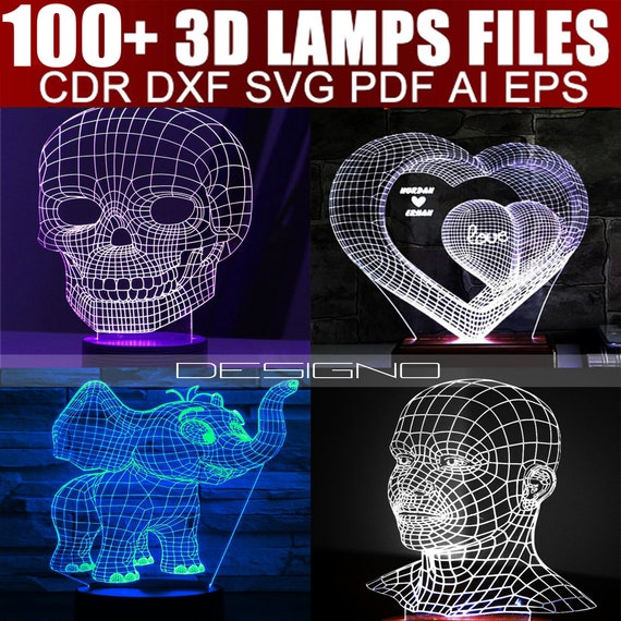 Personalized 3d illusion led lamp deals