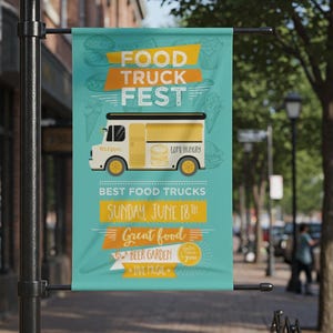 CUSTOM VINYL BANNERS - Event Banner - Business Banner - Free Overnight Shipping - Waterproof Hemmed With Metal Grommets Print Banner image 3
