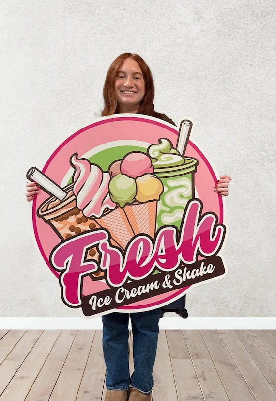 Custom Shape Sign, Weatherproof PVC Sign, Personalized Contour Cut, Your Logo, Business Sign, Smooth, Hanging, Waterproof, Vendor, Outdoor