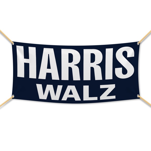 Walz banner etsy