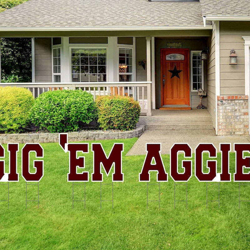 Gig Em Aggies - Etsy