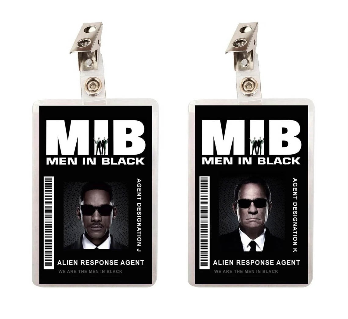 Consulaat afdrijven hun MIB Men in Black Agent K & J ID Set of 2 ID Badges Cosplay - Etsy