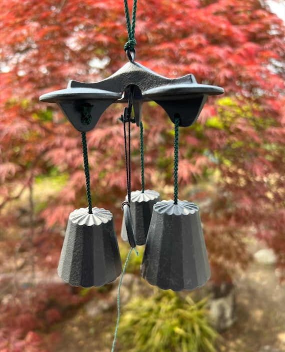 Nanbu Iron IwachuI Furin Carillons éoliens japonais, cloches à vent,  mignon, cloche japonaise, décoration intérieure, Trio -  France