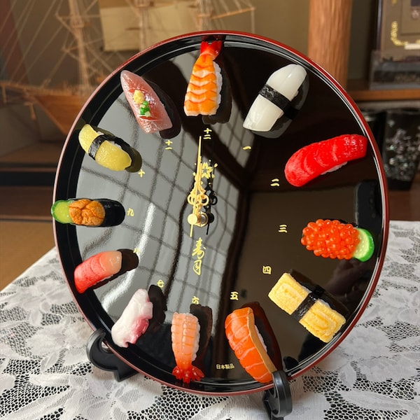 Japanisches Essen Fake Food Sushi Uhr Kawaii, Hergestellt in Japan