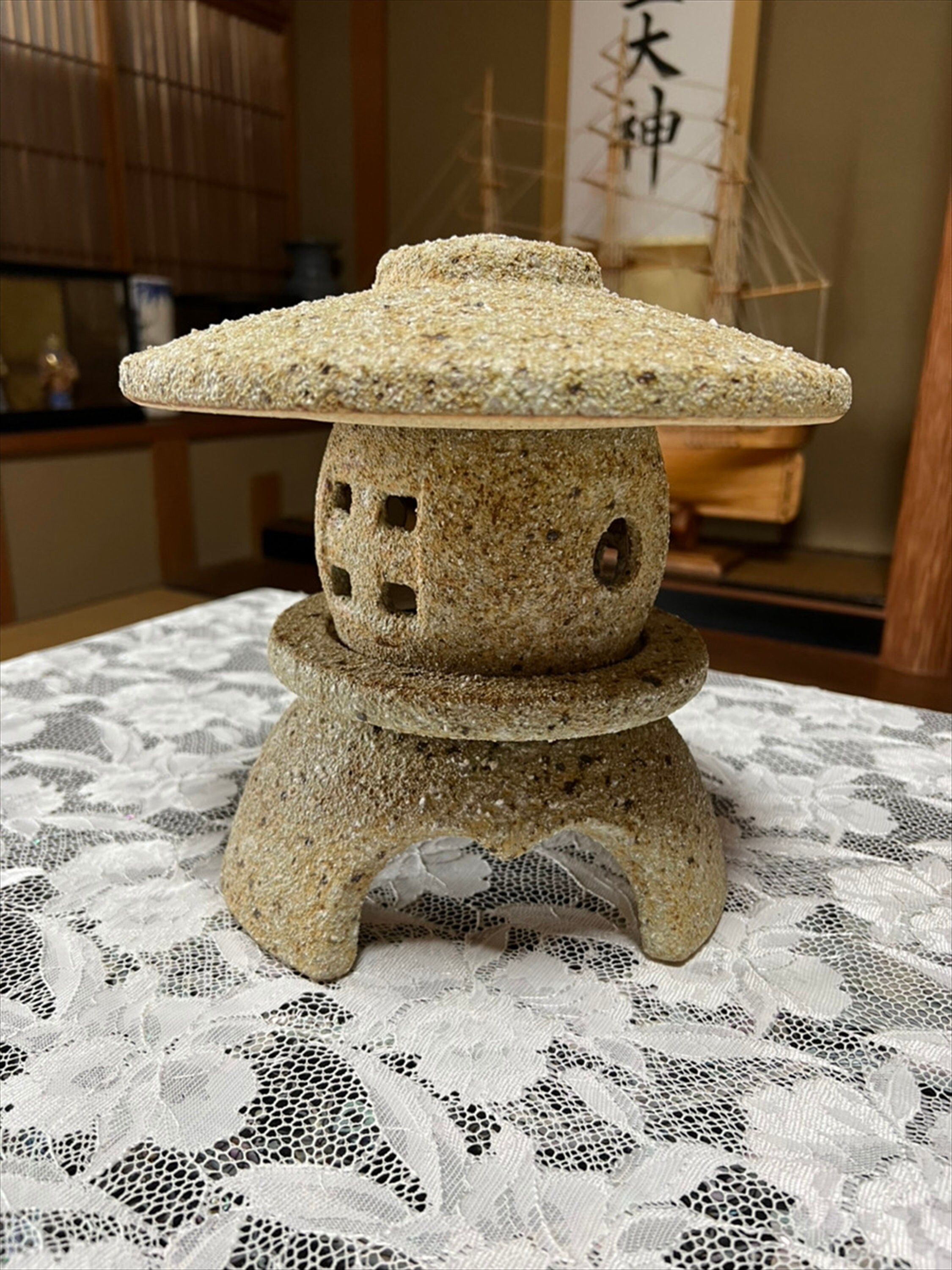 灯籠　花器　陶芸　陶器　アート　JAPAN 庭pottery 和　日本 eda480ebf64412f2ff90448217dee3