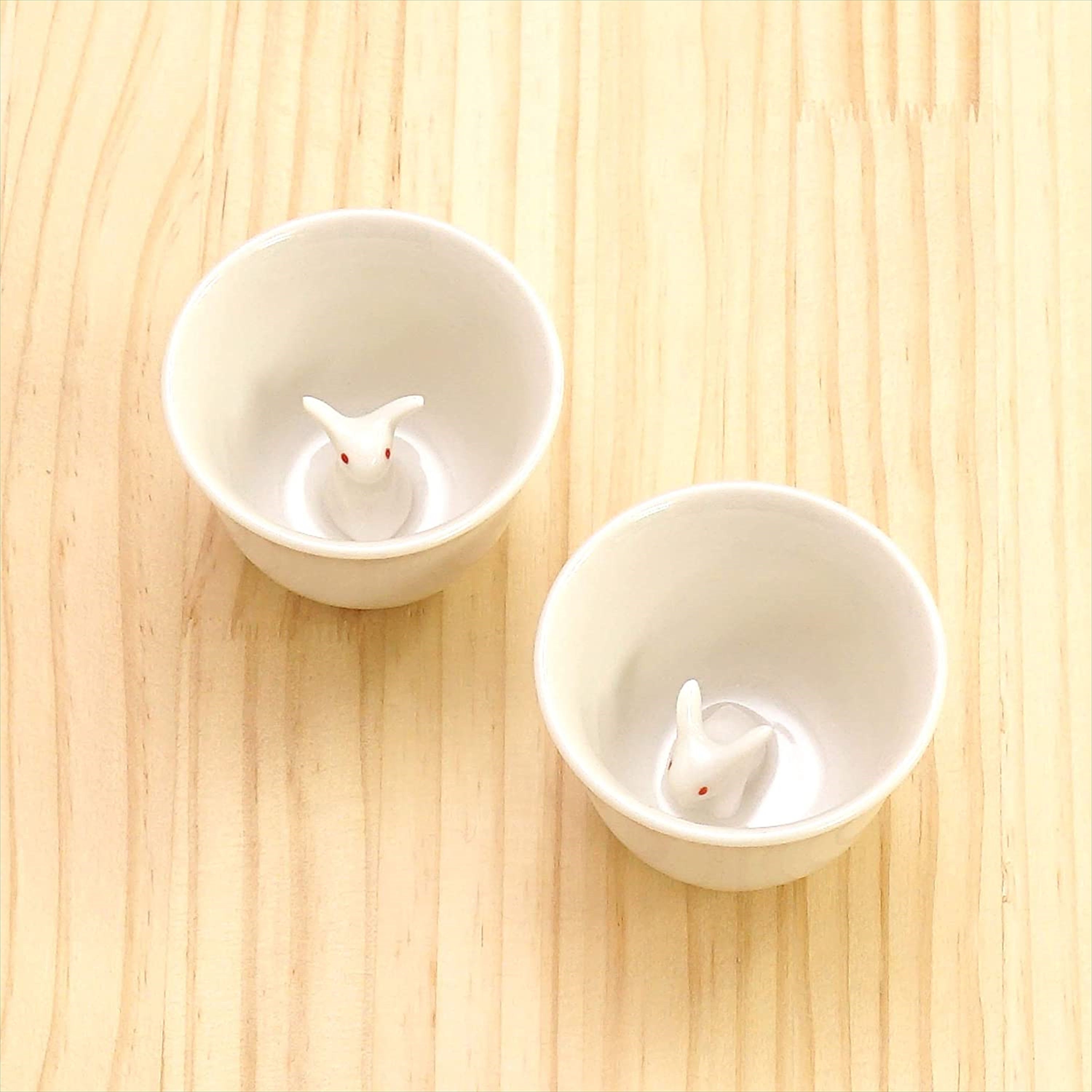 Lucky Rabbit Sakazuki,japanese Sake Cup,made in Japan,set of 2,sake ...