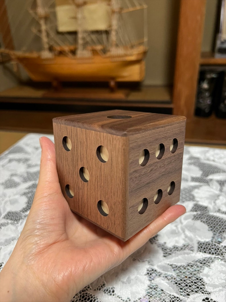 Trick Box Dice Karakuri Box Hakone Yosegi Japanese Gimmick Etsy