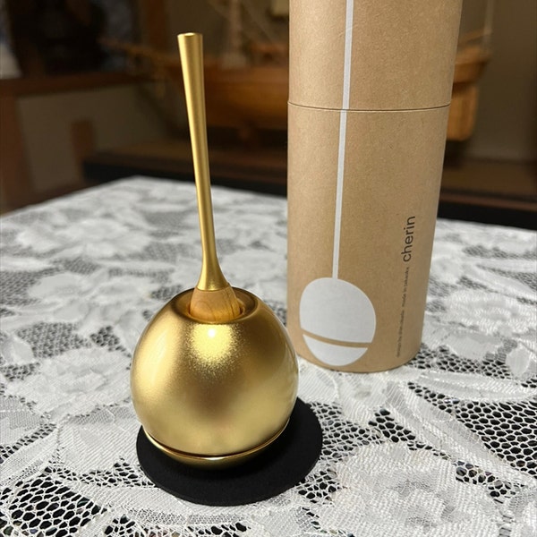 Modern och snygg japansk klangskål, Sotto Cherin Orin Gold Beautiful Sound, japansk buddhistisk altarebeslag Orin klockklocka