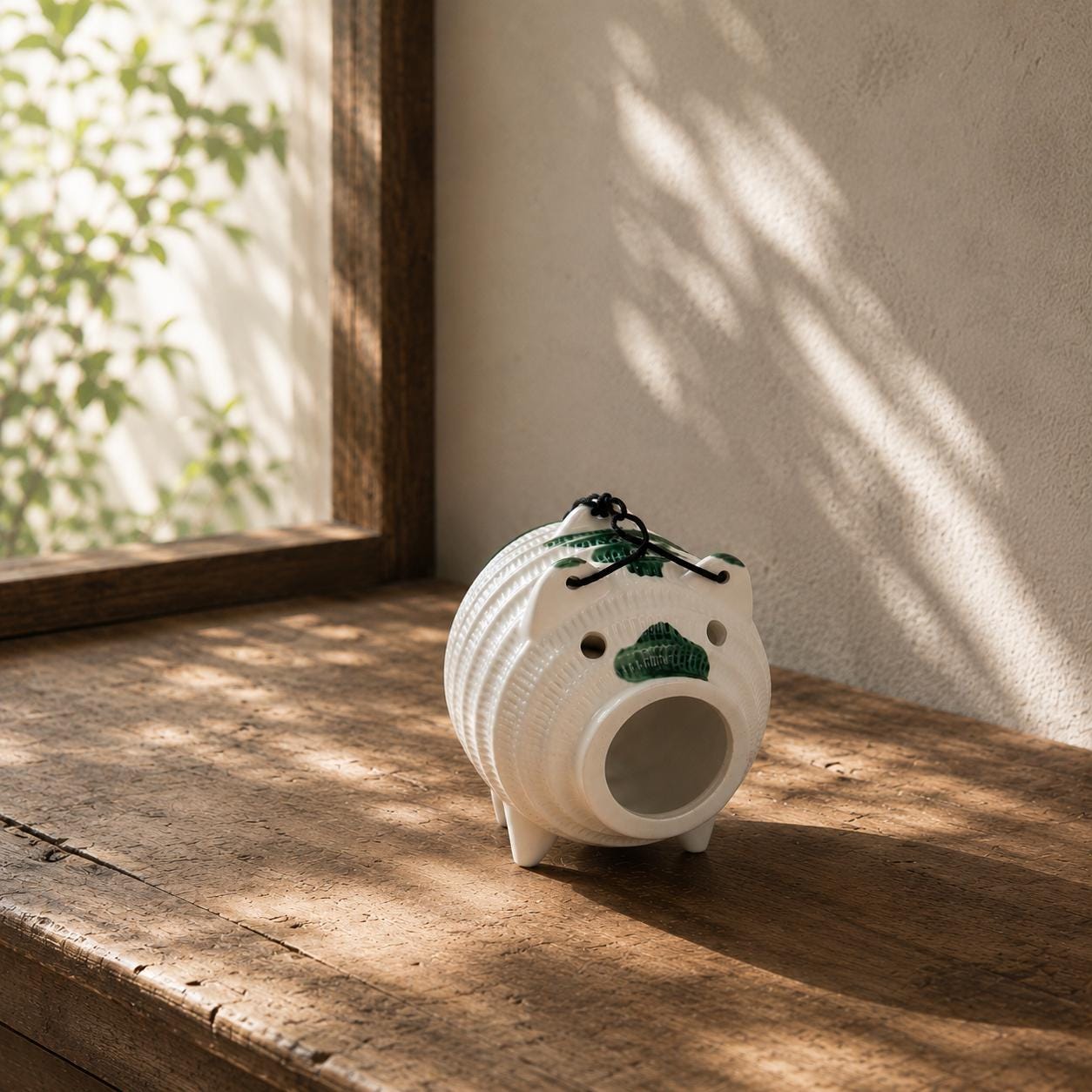 Mosquito Pig Coil Holder, Japanese Ceramic Mosquito Burner, Kawaii