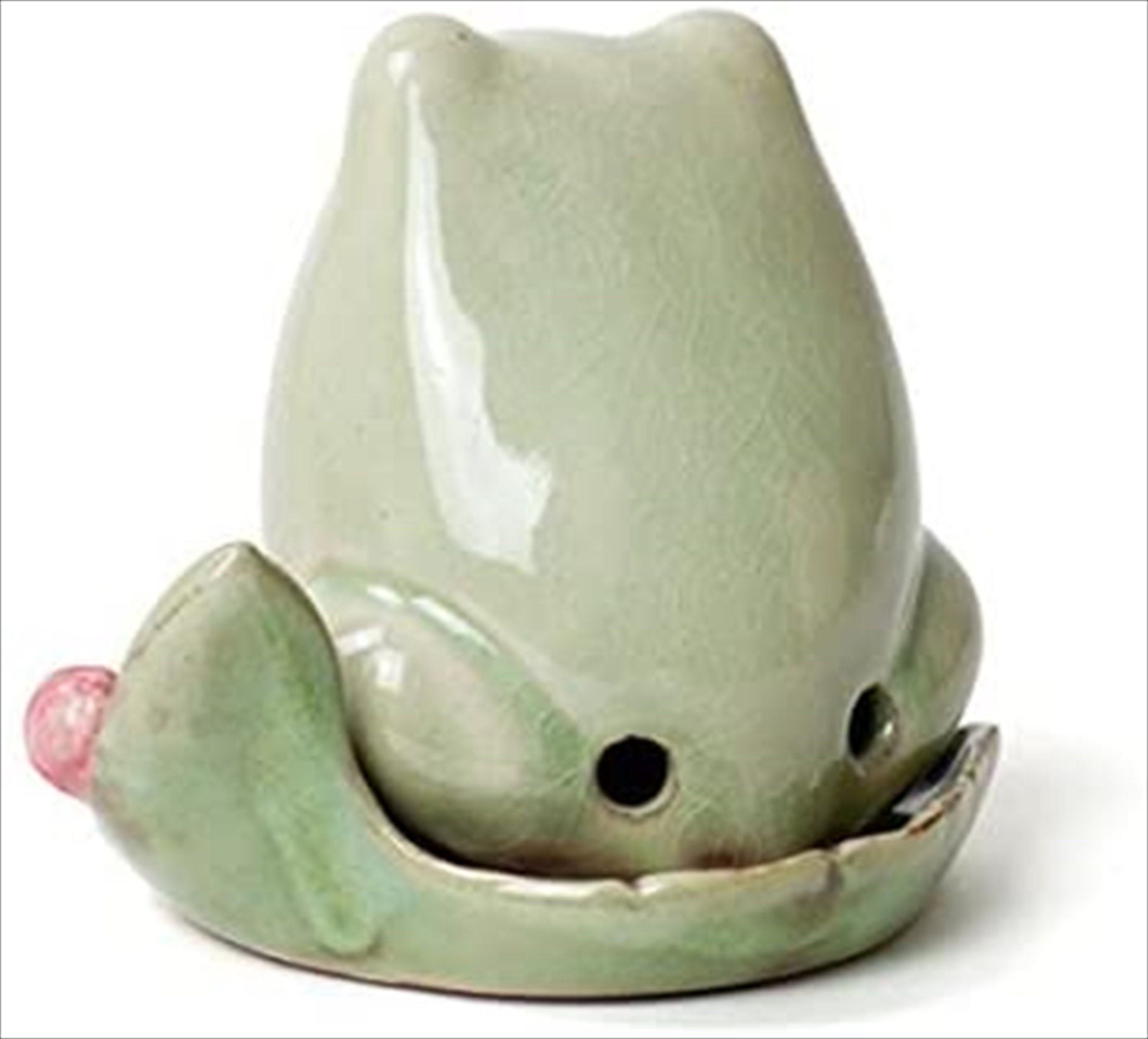 Pottery Cute Frog Incense Holderincense Burner Incense Etsy UK