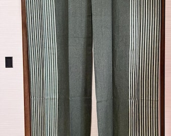 Japanese art Modern tapestry Japan Kawaii 85×170cm Noren door curtain Wall hanging,Japanese hanging Door Curtain,Cotton 100%,Green