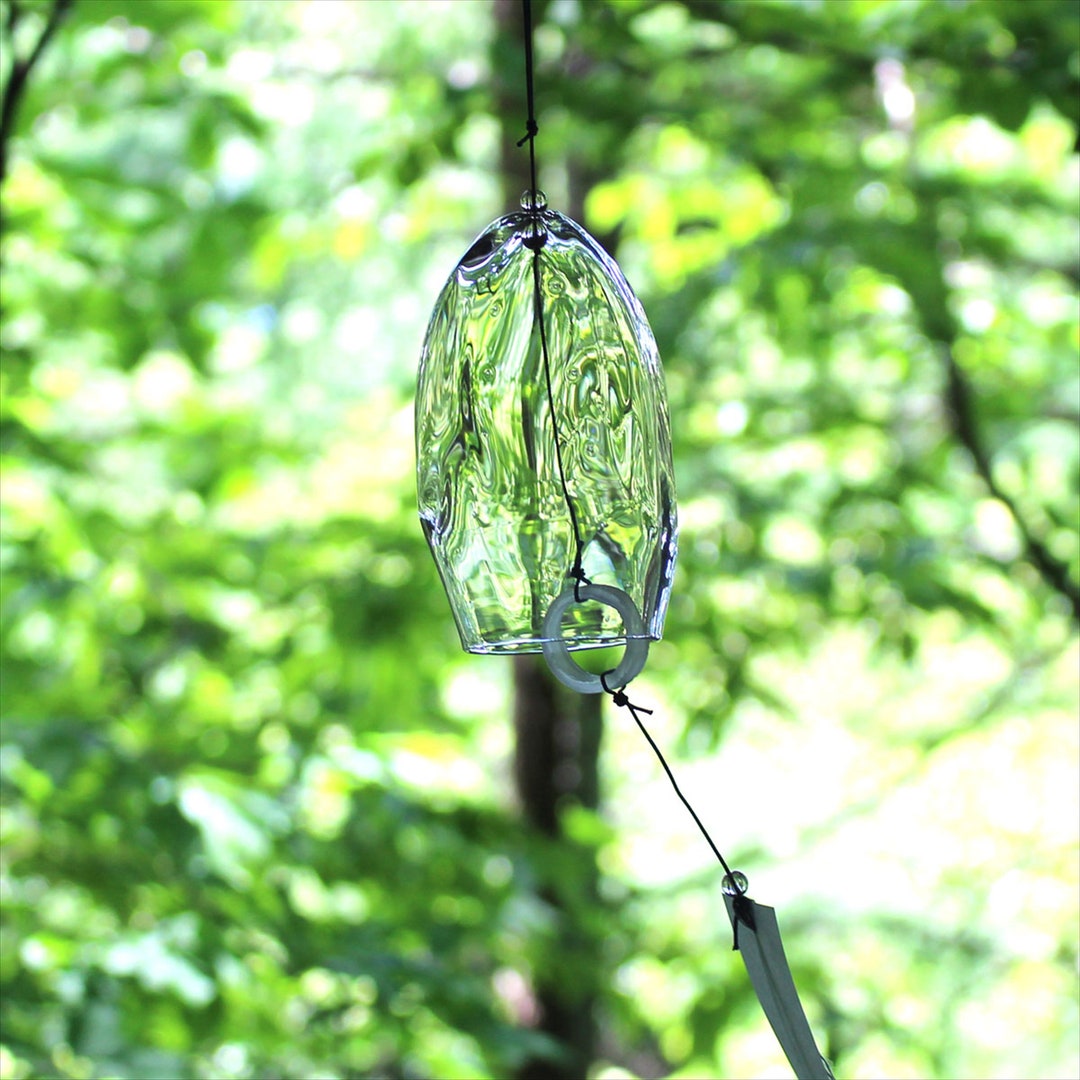 Handmade Glass Furin Wind Chimes Japanesewind Bellscute Etsy